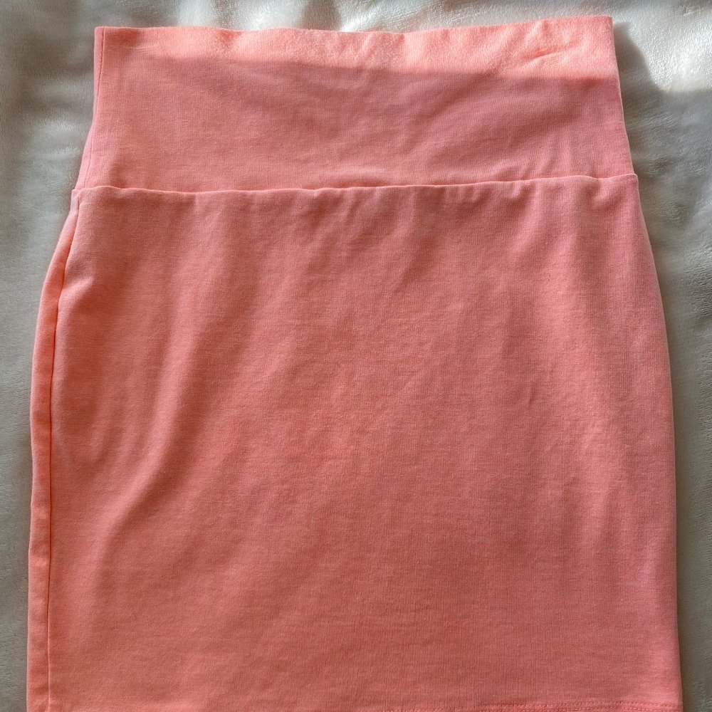 Coral Charlotte Russe Skirt - Picture 2 of 3